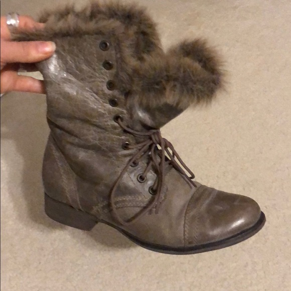 steve madden fur lined boots